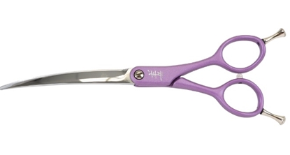 Picture of Yento Sparkle Series Curved Scissors Pink 16.5cm